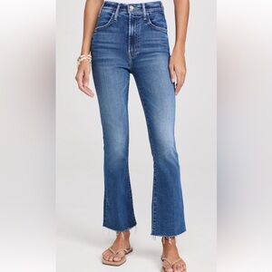 MOTHER
The Hustler Ankle Fray Jeans in Color Grasping at Straws